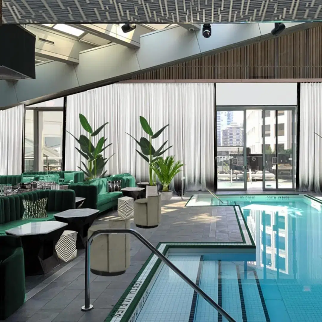 Photo of the interior space of the respective featured nightclub