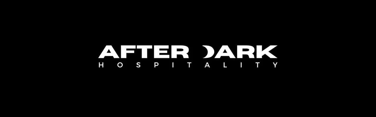 The wordmark logo of After Dark Hospitality